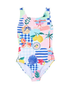Camille Print Swimsuit 3-10YRS