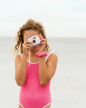 Load image into Gallery viewer, Bubblegum Crinkle Scrunchie