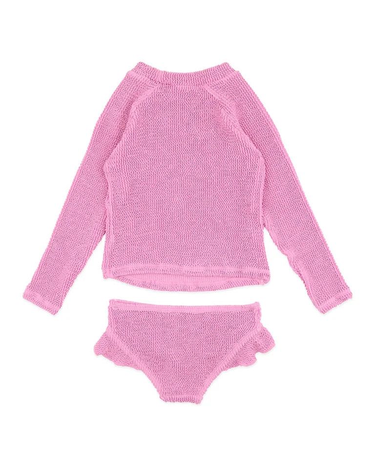 Peony Crinkle LS Rash Set