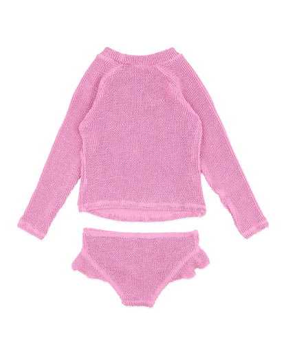 Peony Crinkle LS Rash Set