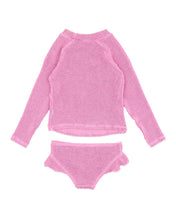 Load image into Gallery viewer, Peony Crinkle LS Rash Set