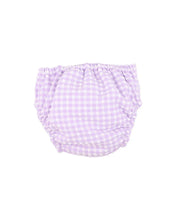 Load image into Gallery viewer, Lilac Gingham Aqua Nappy
