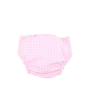 Load image into Gallery viewer, Pink Gingham Aqua Nappy
