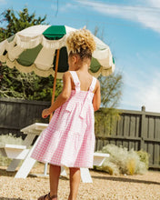 Load image into Gallery viewer, Pink Gingham Resort Sundress