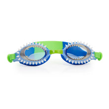 Load image into Gallery viewer, 3YRS+ Fish n Chips Hammerhead Blue Swim Goggles