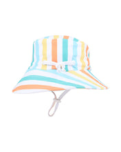 Load image into Gallery viewer, Luca Stripe Sunhat with Quick Release Neck Tie