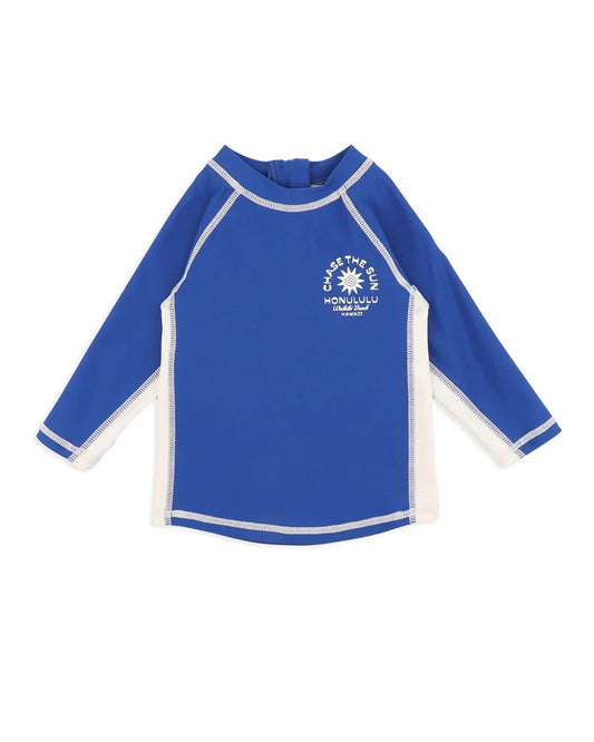 Bodhi Nautical Blue LS Rash Top