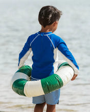 Load image into Gallery viewer, Bodhi Nautical Blue LS Rash Top