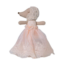 Load image into Gallery viewer, Maileg Baby Mouse in Gown Powder