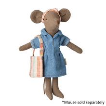 Load image into Gallery viewer, Maileg Denim Dress and Bag Mum Mouse