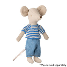 Load image into Gallery viewer, Maileg Knitted Sweater and Pants Big Brother Mouse
