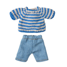 Load image into Gallery viewer, Maileg Knitted Sweater and Pants Big Brother Mouse