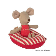 Load image into Gallery viewer, Mouse Rubber Boat Small Red Stripes
