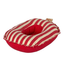 Load image into Gallery viewer, Mouse Rubber Boat Small Red Stripes