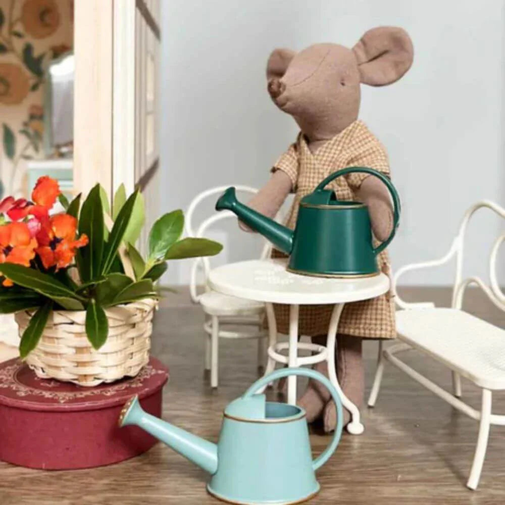 Maileg Watering Can Mouse Dark Green