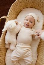 Load image into Gallery viewer, Merino Long Sleeve Envelope Bodysuit - Natural
