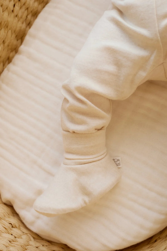 Merino Booties - Natural