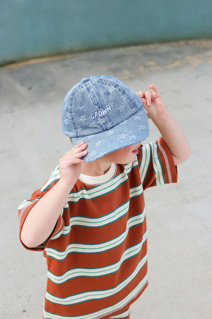 Daisy Denim Cap