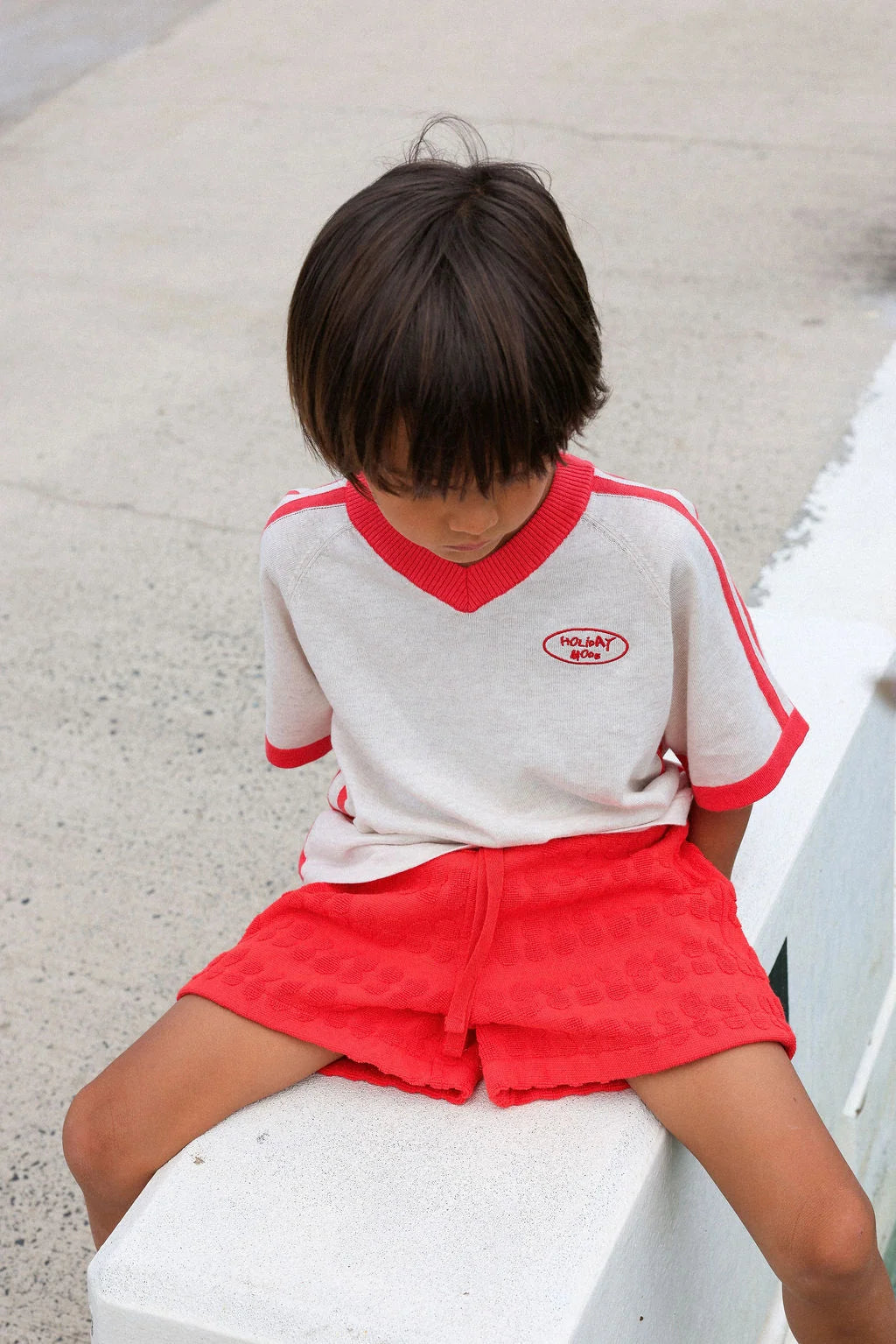 Bubble Terry Towelling Shorts - Fiesta