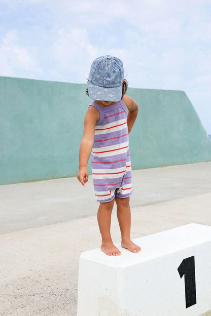 Daisy Denim Cap