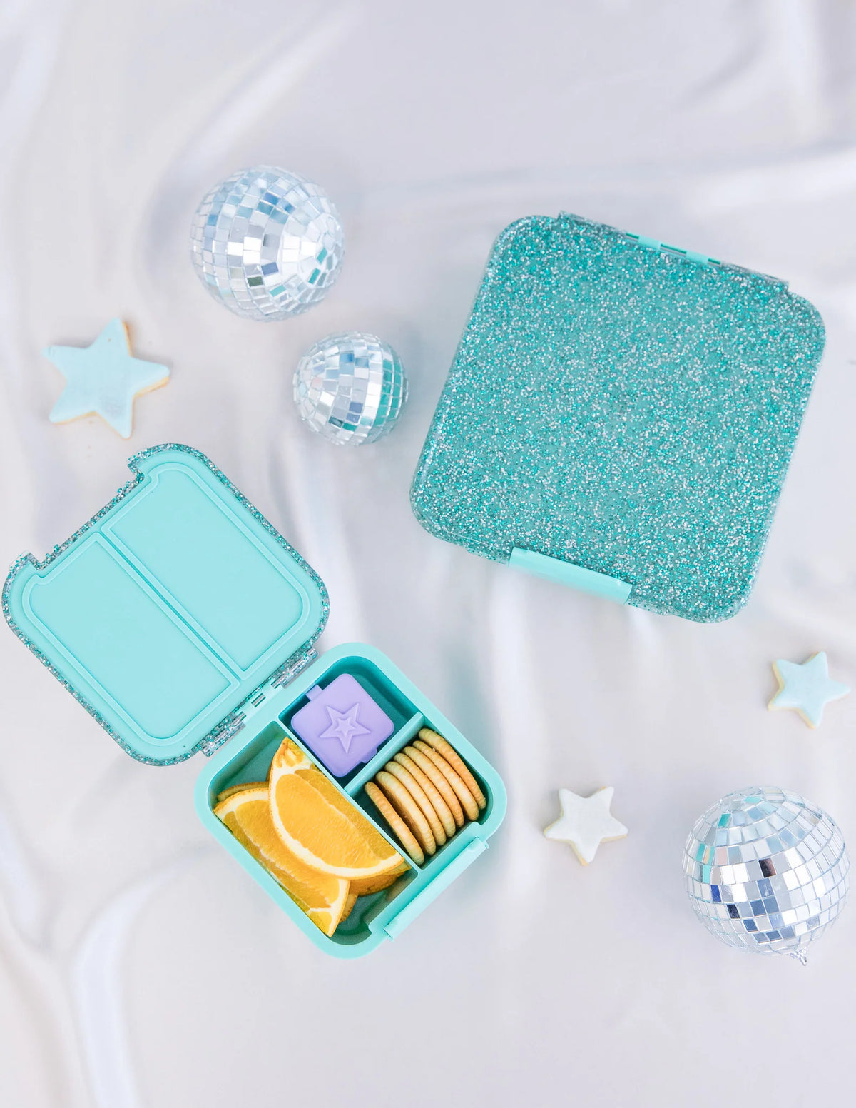 Bento Two | Turquoise Glitter