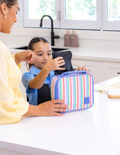 Load image into Gallery viewer, Medium Insulated Lunch Bag | Fruity Stripes