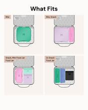 Load image into Gallery viewer, Medium Insulated Lunch Bag | Fruity Stripes