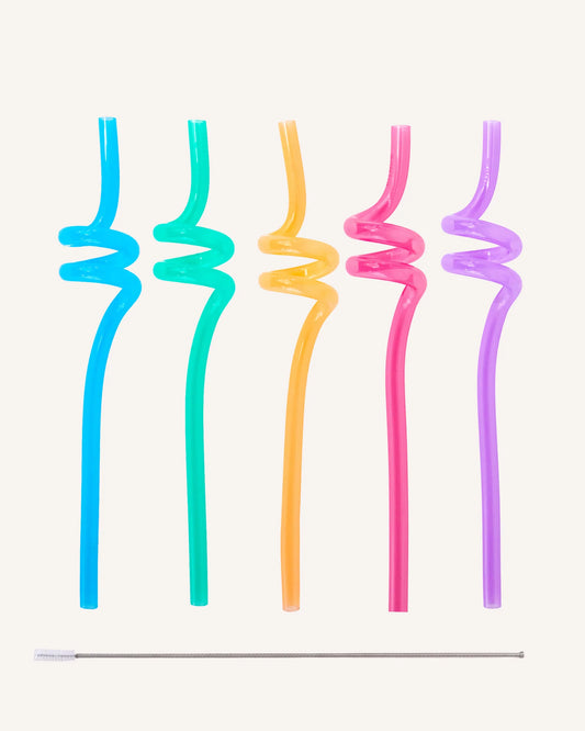 Silicone Twirly Straw