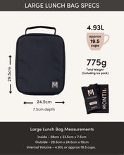 Load image into Gallery viewer, Large Insulated Lunch Bag | Midnight