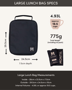 Large Insulated Lunch Bag | Midnight