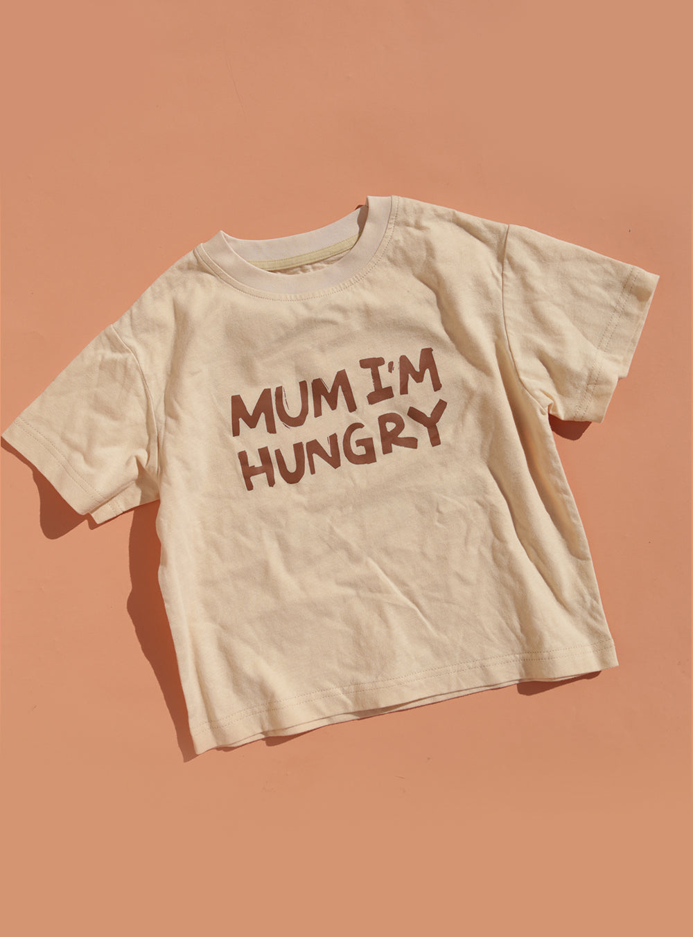 Mum I'm Hungry T Shirt | Cream