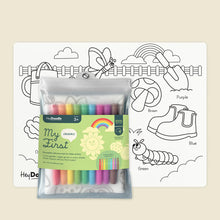 Load image into Gallery viewer, My First Colours, Colouring &amp; Doodle Mat