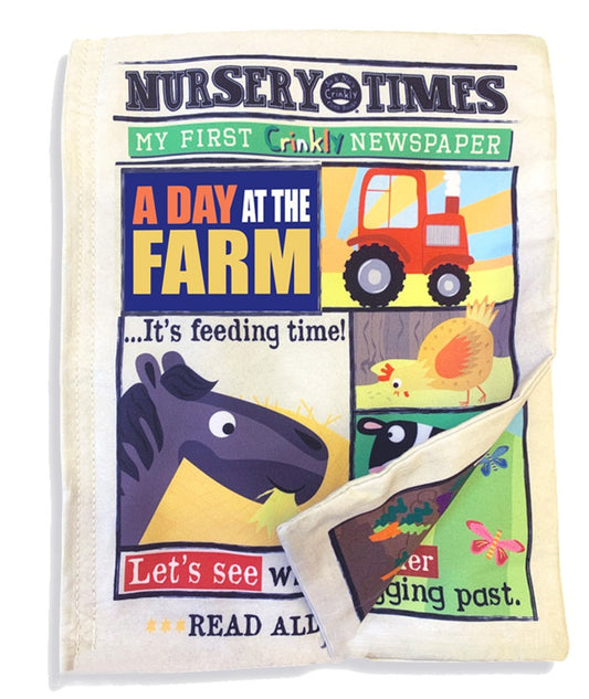 Farm Animals Crinkly Cloth Book