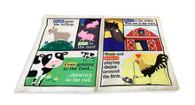 Load image into Gallery viewer, Farm Animals Crinkly Cloth Book
