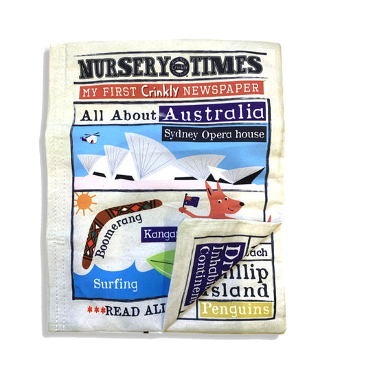 All About Australia Crinkly Cloth Book