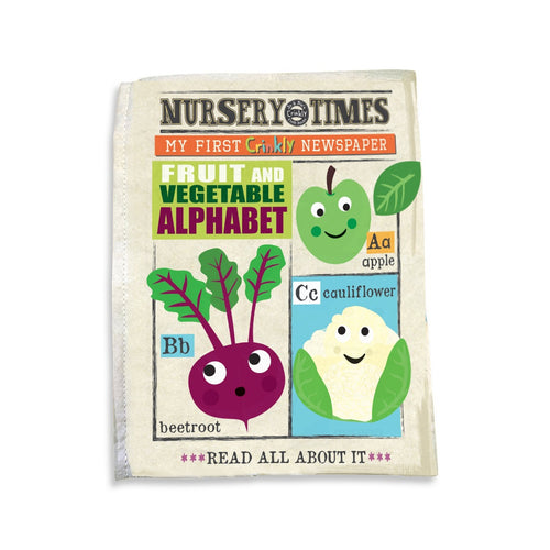 Fruit & Veg A-Z Crinkly Cloth Book