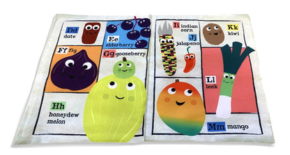 Fruit & Veg A-Z Crinkly Cloth Book