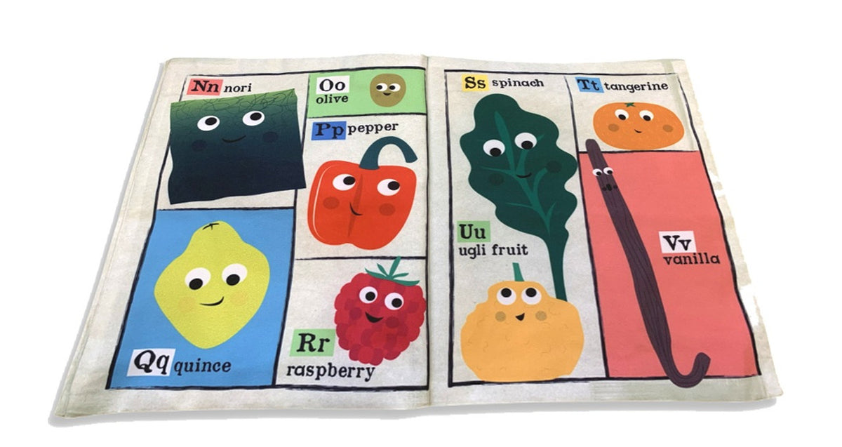 Fruit & Veg A-Z Crinkly Cloth Book