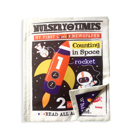 Space Crinkly Cloth Book