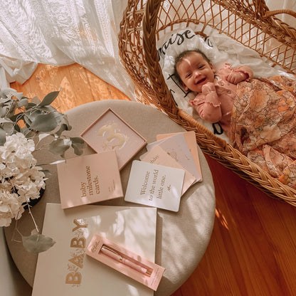Baby Milestone Cards | Cream