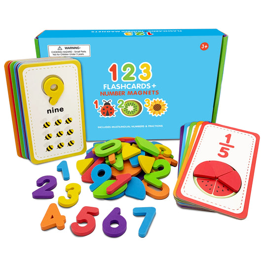Flashcards and 123 Magnetic Numbers
