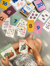 Load image into Gallery viewer, Illustrated Number Flashcards