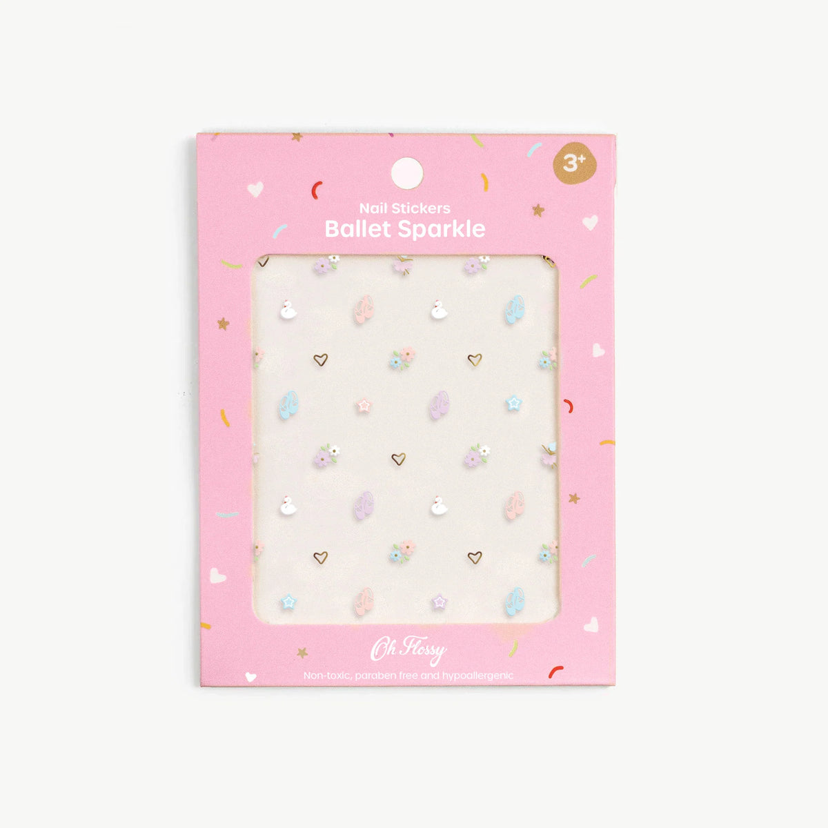 Ballet Sparkle Oh Flossy Nail Stickers