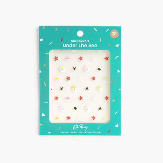 Under The Sea Oh Flossy Nail Stickers