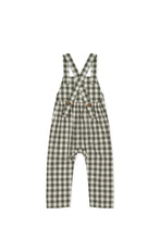 Load image into Gallery viewer, Organic Cotton Kingston Overall - Gingham Grape Leaf