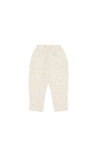 Organic Cotton Muslin Cordelia Pant - Pauline Chamomile