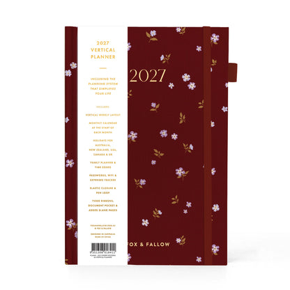 Cherry Wisteria | 2027 A5 Vertical Planner