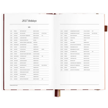 Cherry Wisteria | 2027 A5 Vertical Planner