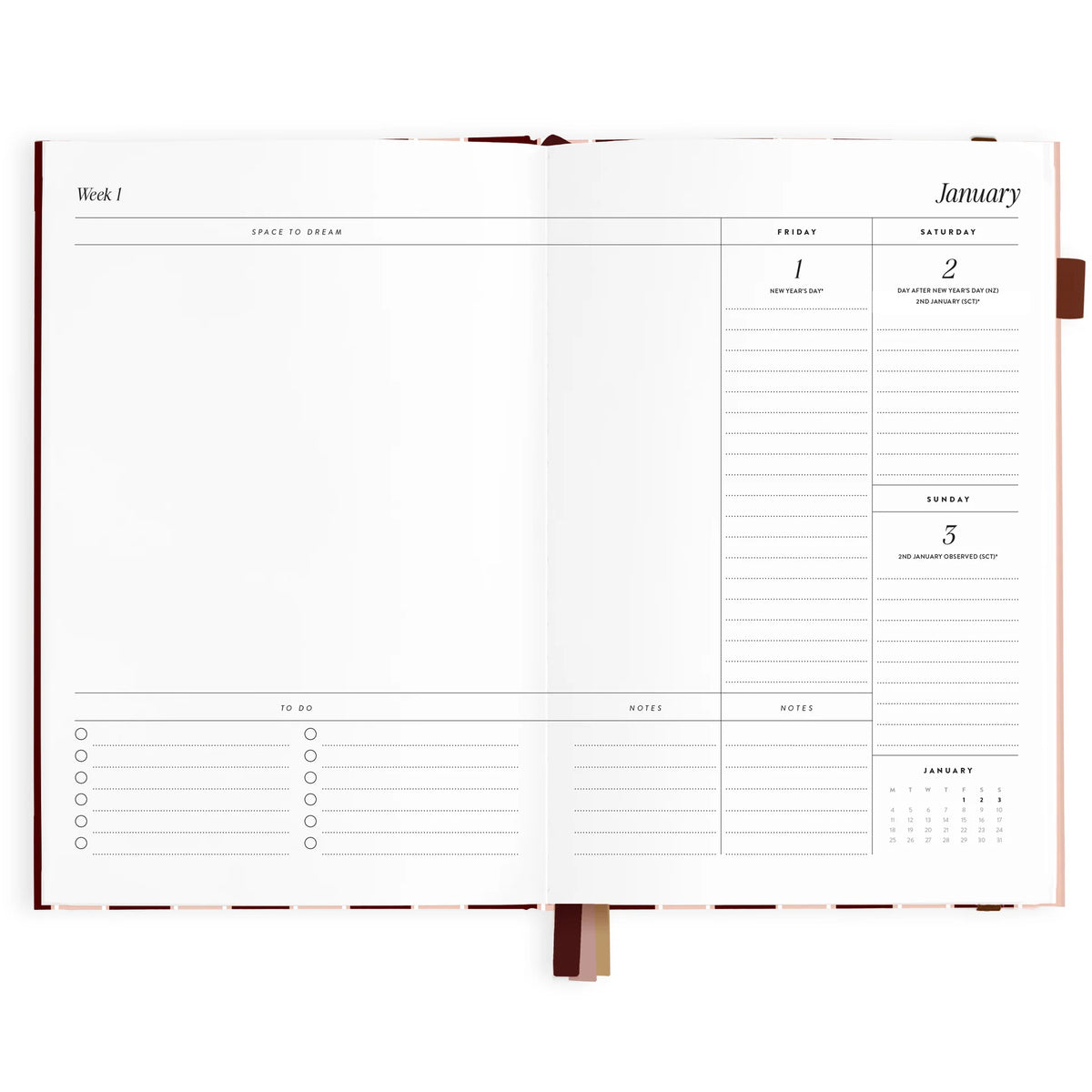 Cherry Wisteria | 2027 A5 Vertical Planner