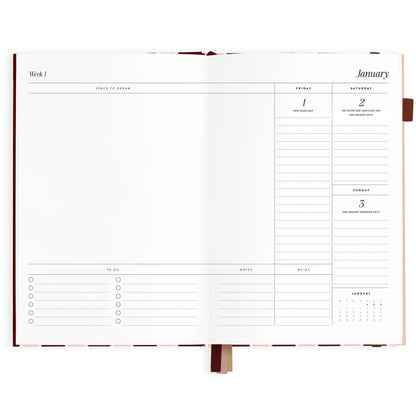 Cherry Wisteria | 2027 A5 Vertical Planner